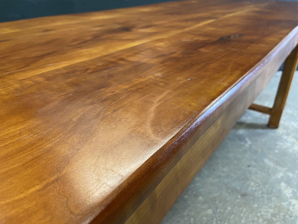 photo for sale Traditional French Fruitwood Farmhouse Dining Table