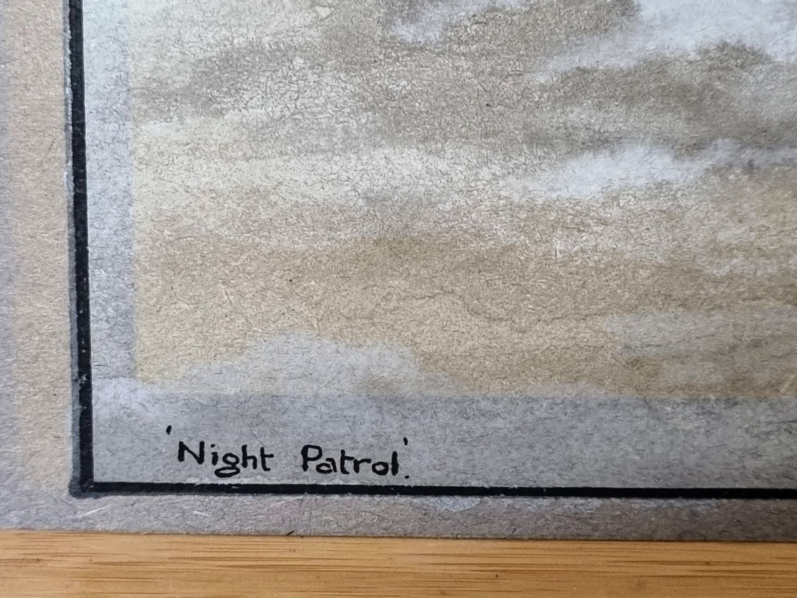 Original Ww2 Aviation Watercolour Painting, Night Patrol Raf Aircraft, Bristol Beaufighter Bambi V8324 29 Squadron, K H Regan Simpkin photo for sale