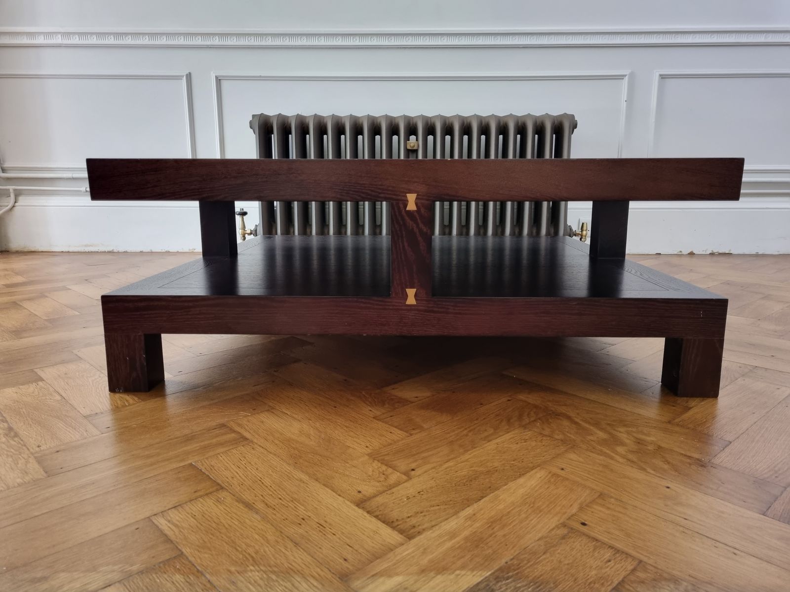 Roche Bobois X Daniel Ezan Wenge Coffee Table Vintage photo for sale