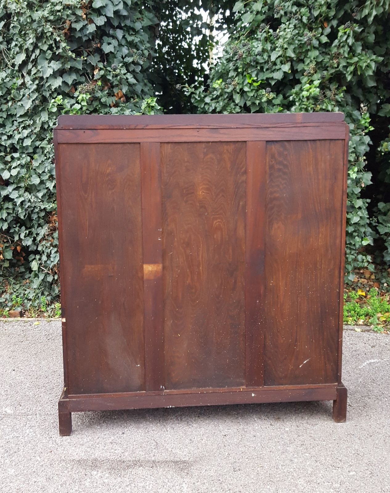 Pair Of Heals 3 Door Oak Bookcases photo 1295.0