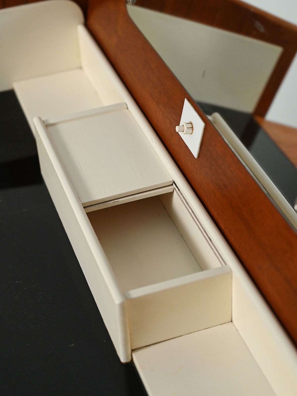 photo for sale Scandinavian Teak Dressing Table With Chest Of Drawers From The 1950s And 1960s