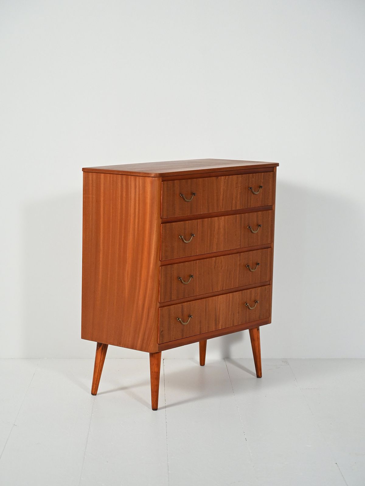 Scandinavian Mahogany Chest Of Drawers From The 1950s photo for sale