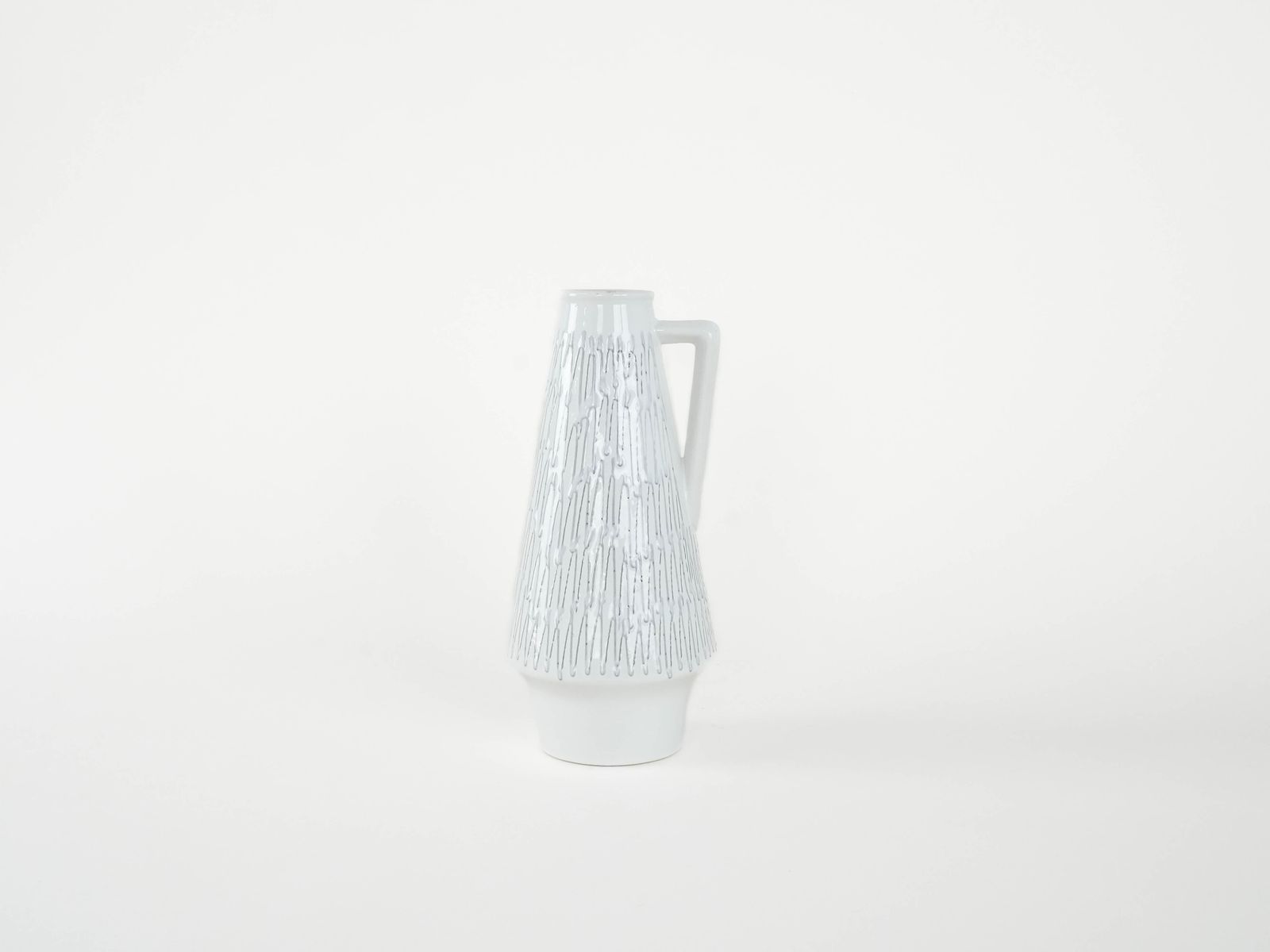 Ceramic Vase Fat Lava, German Design, 1960s, Manufacturer: Scheurich photo for sale