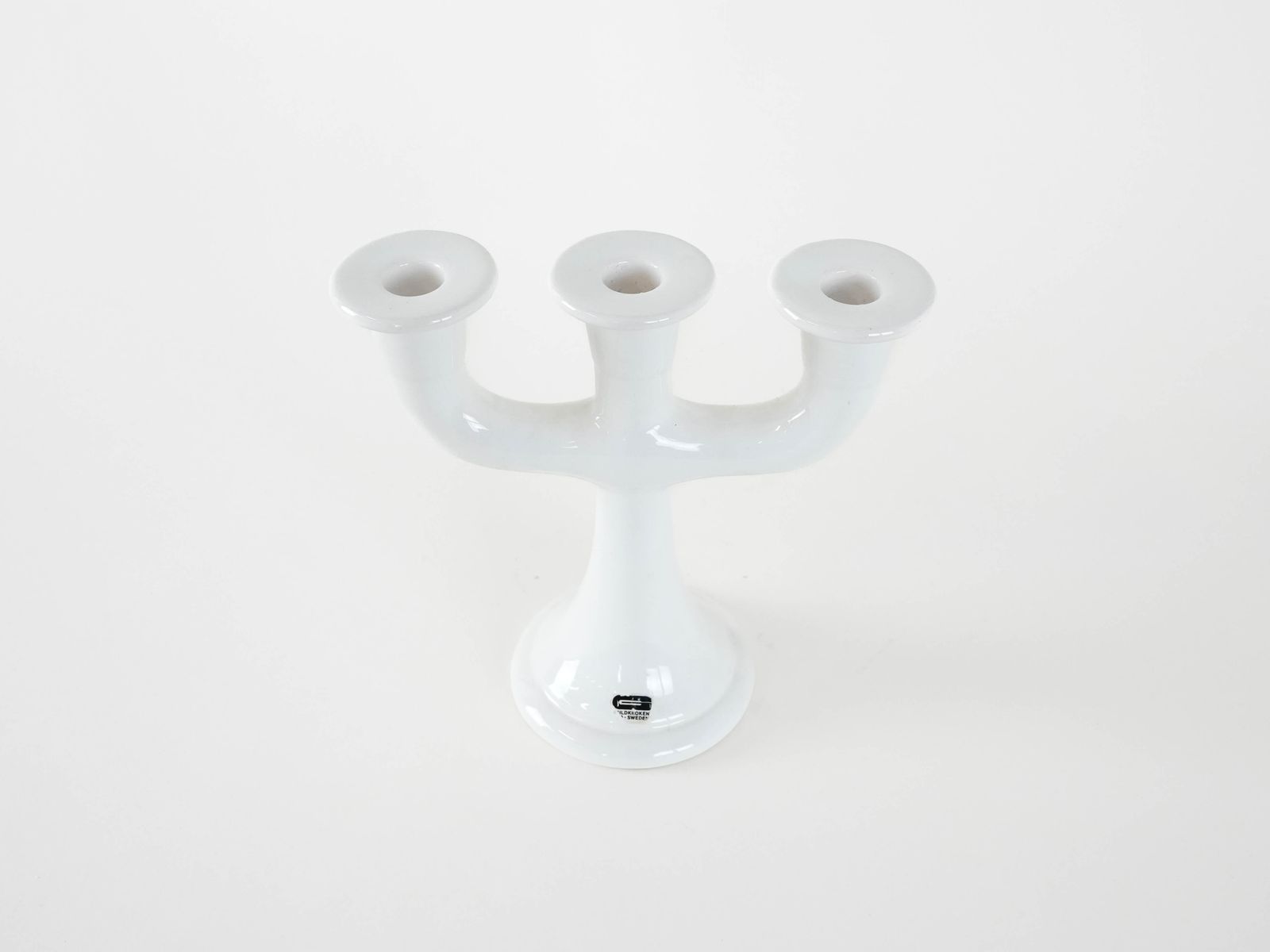 Ceramic Candle Holder, Swedish Design, 1970s, Manufacturer: Guldkroken Hjo photo Home Decor