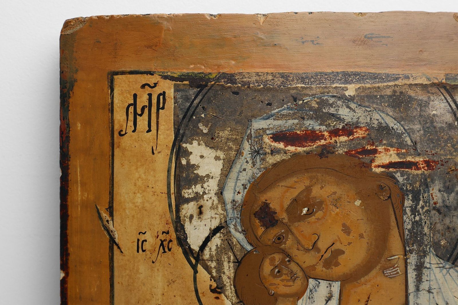 Icon Of The Virgin Of Tenderness (Eleousa), 19th Century, Painting On Wood photo buy