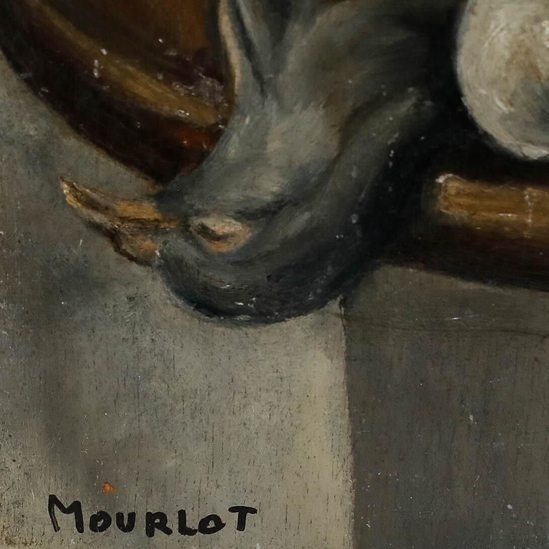 Maurice Mourlot (1906 1983) 20th Century Oil, Still Life With Pigeon photo 350.0