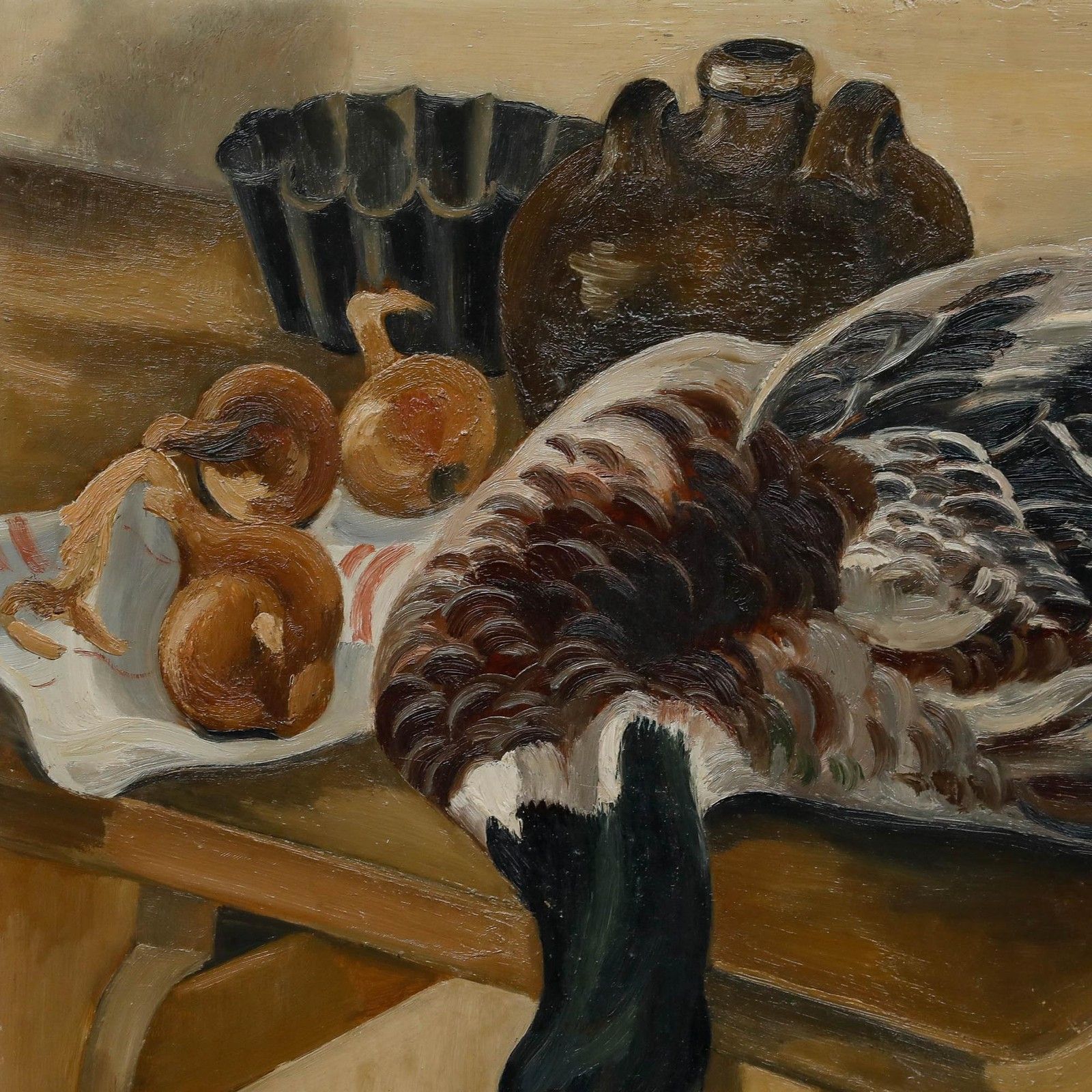 Maurice Mourlot (1906 1983) 20th Century Oil, Still Life With Duck photo 395.0