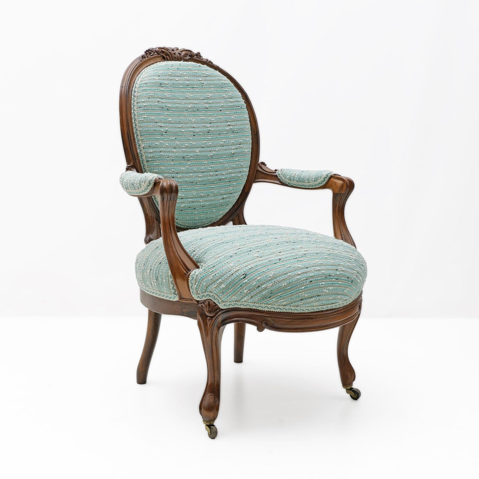 Pair Of French Louis Philippe Style Armchairs, 19th Century photo furniture