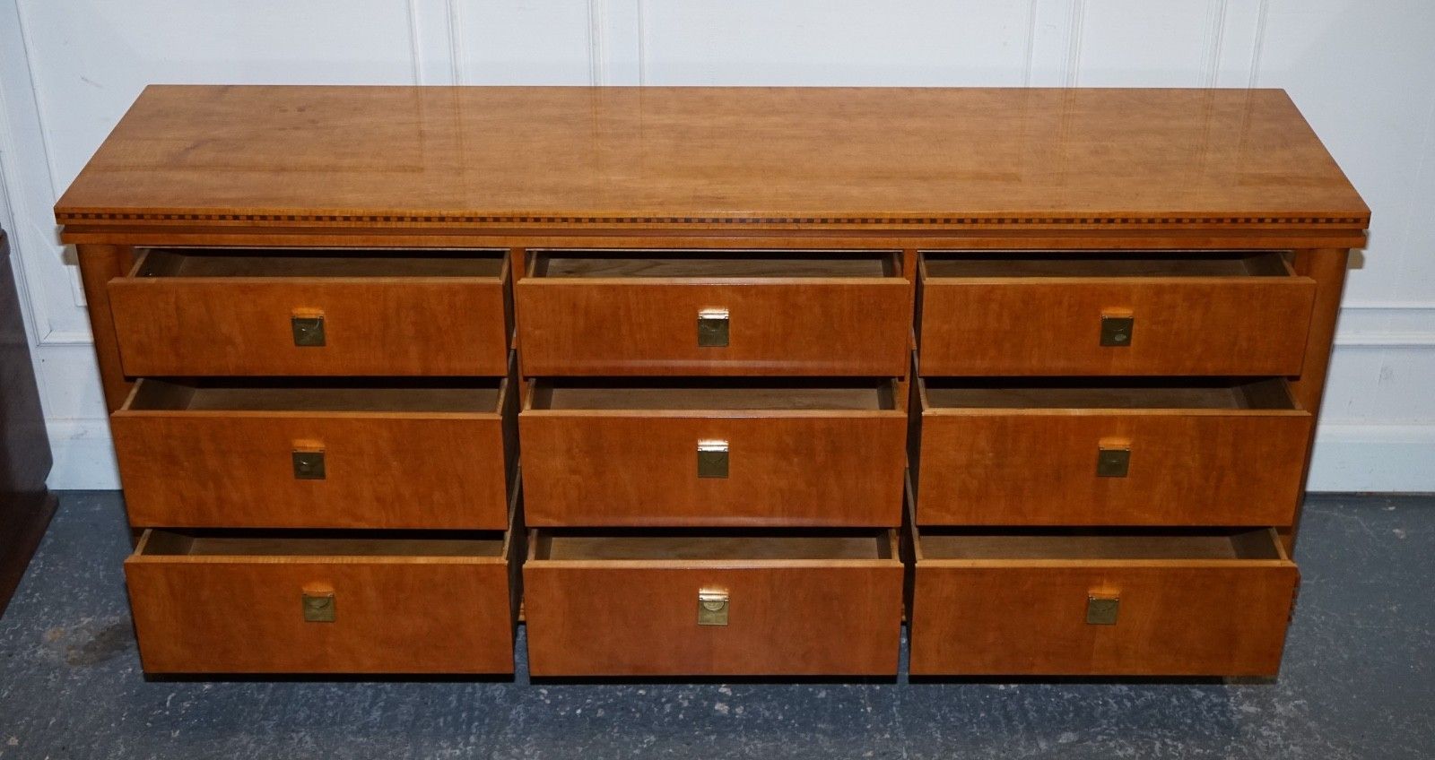 photo furniture American Hickory White Genesis Biedermeier Dresser Sideboard Bank Of Drawers