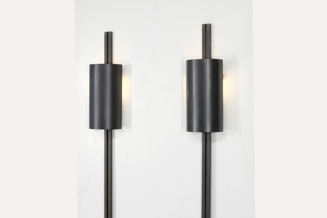 Pair Of Wall Light " Monza " By Franck Robichez For Dritsh, Paris 1990s. photo Lighting