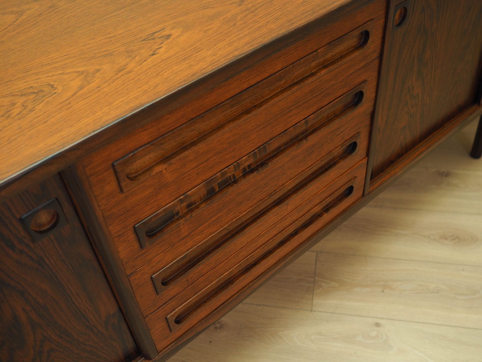 Meubels Vintage Dressoir, Deens Design, Jaren 1960, Ontwerper: Johannes Andersen, Fabrikant: Uldum photo