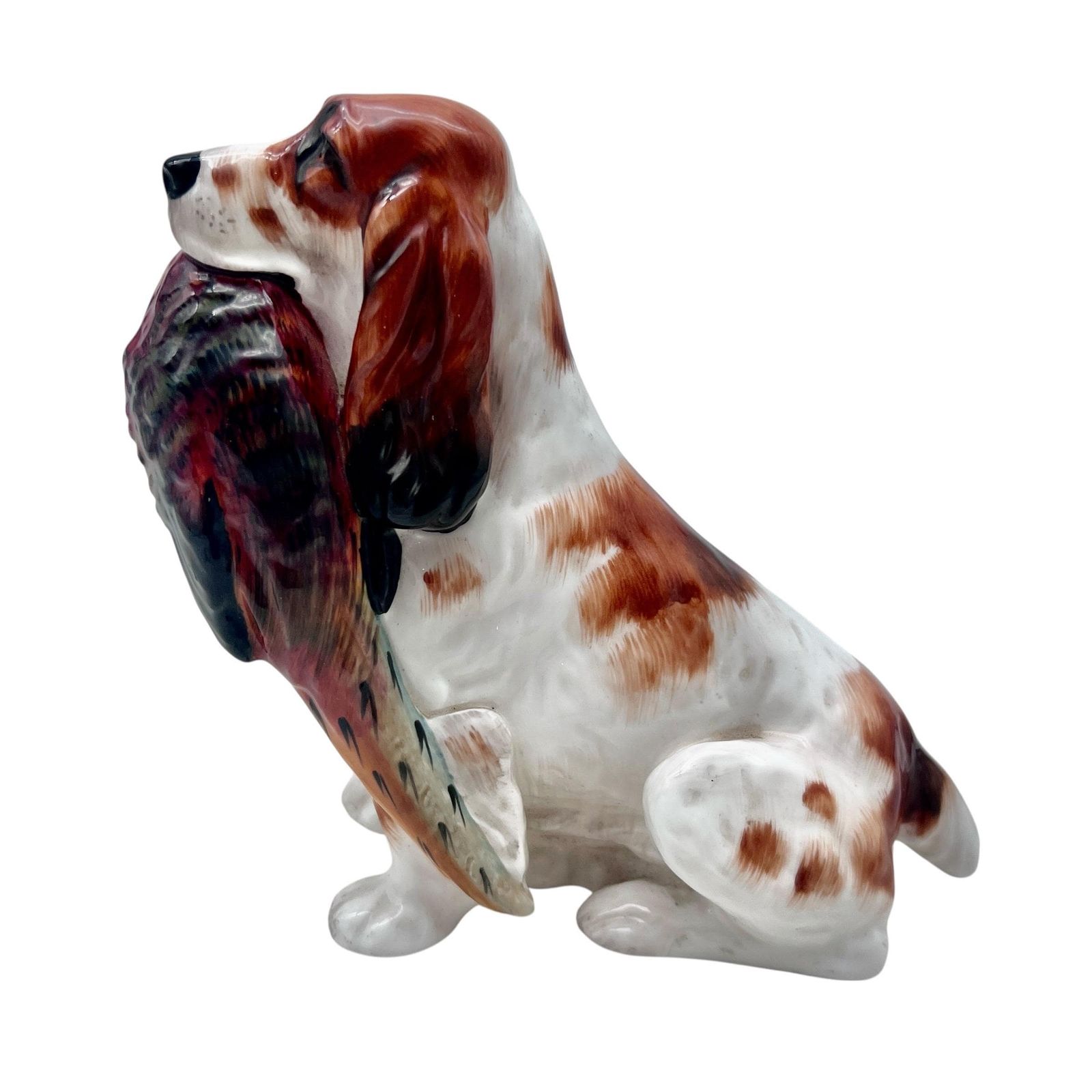 Vintage Royal Doulton Figurine Cocker Spaniel With Pheasant Hn 1028   Home Decor photo for sale