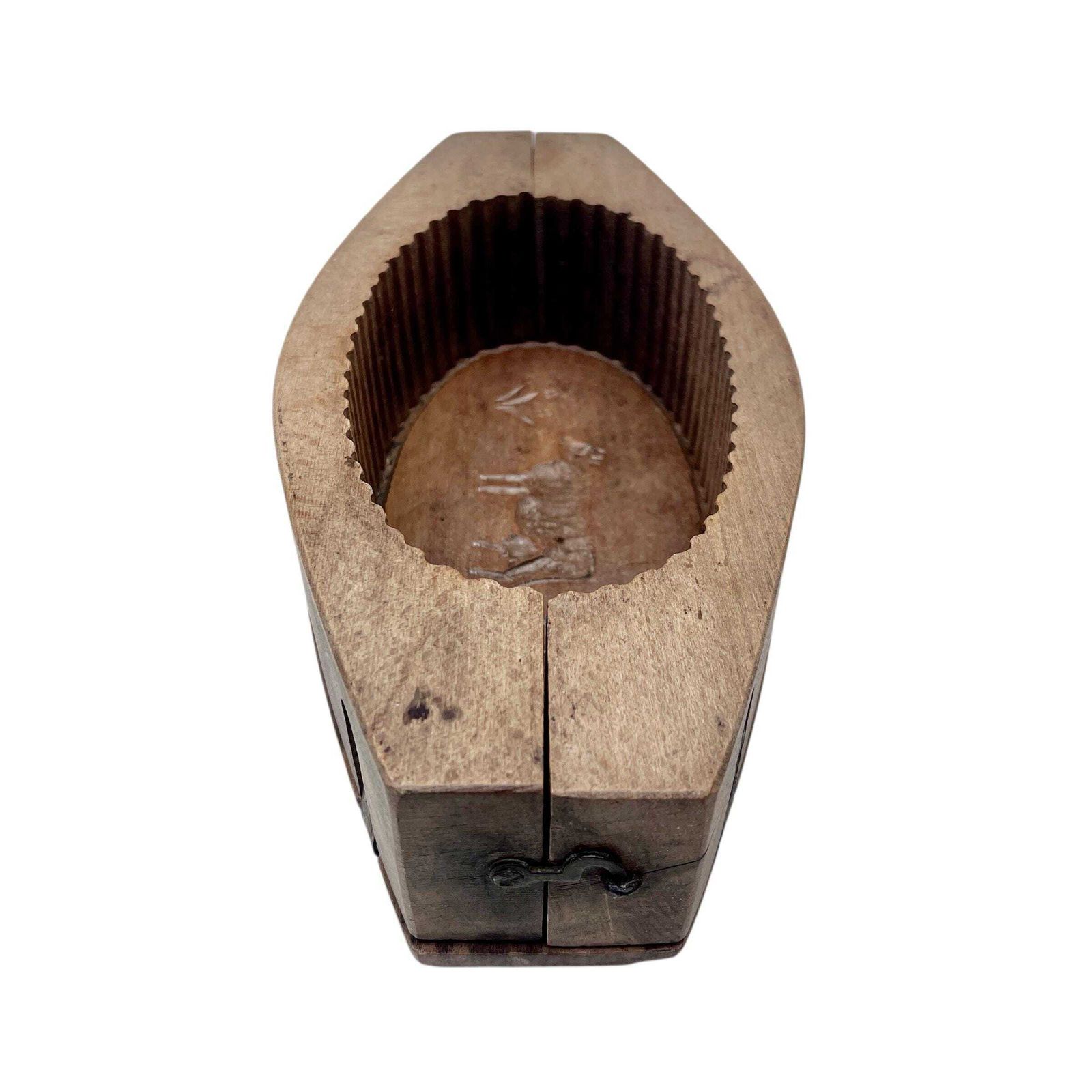 Antique Large Wooden Cow Butter Mould   Butter Press   Farmhouse   Hand Carved   Farmhouse Decor   Butter Making   Kitchenalia photo 141.0