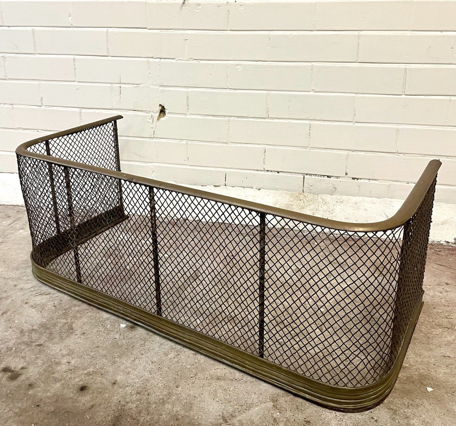 Good Quality Georgian Brass Fire Surround. photo furniture