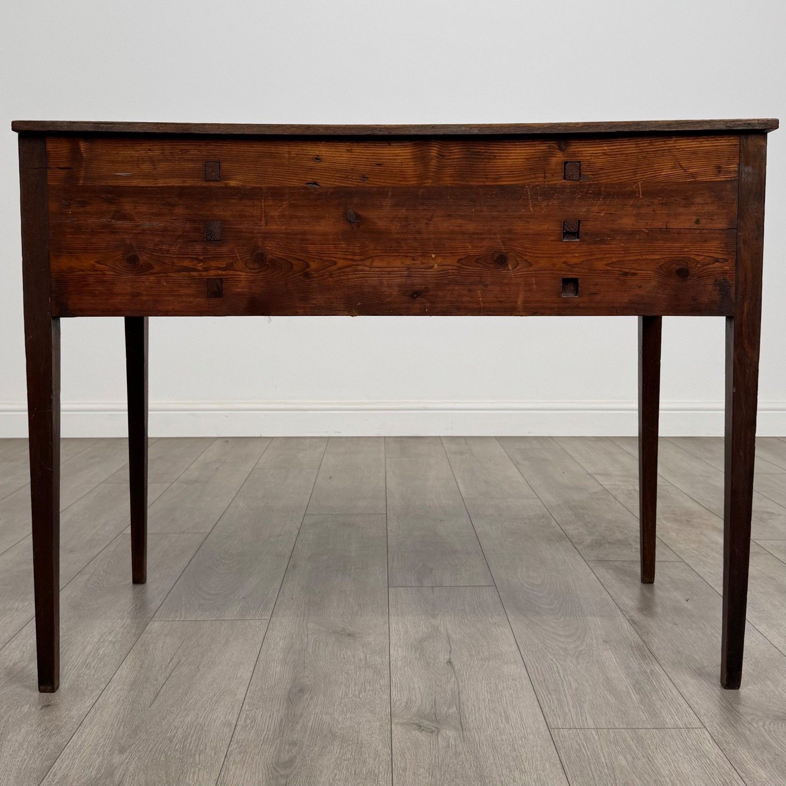 Antique 18th Century Good Quality Writing Table In Mahogany photo 585.0