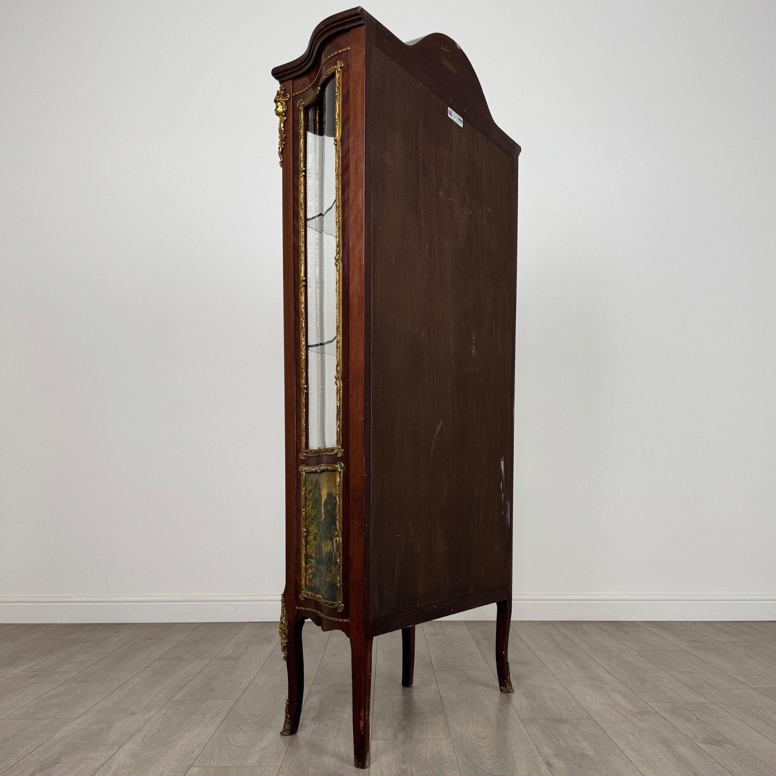 Antique 20th Century Painted French Display Cabinet In Mahogany ( Af 4953 ) photo 1250.0