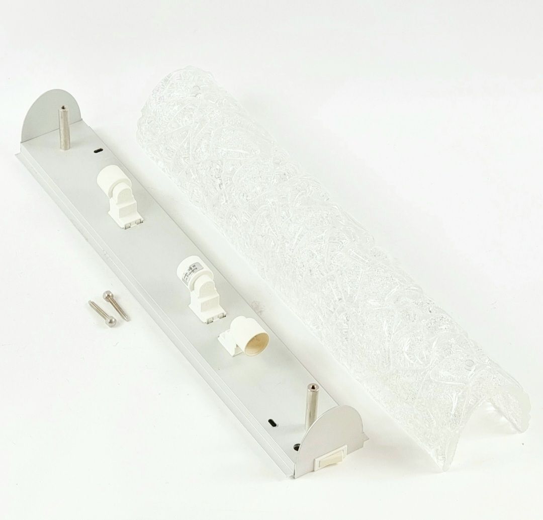 Verlichting Grote Mid Century Buisvormige Wandlamp Van Hillebrand, Duitsland, Jaren 1970 photo