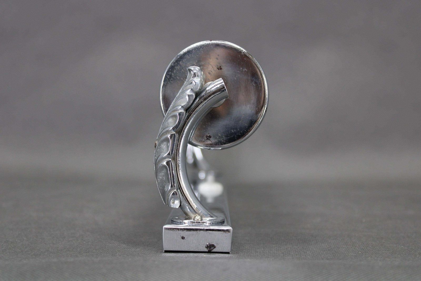 Czechoslovak Bauhaus Art Deco Chrome Tubular Wall Light With Milk Glass photo buy