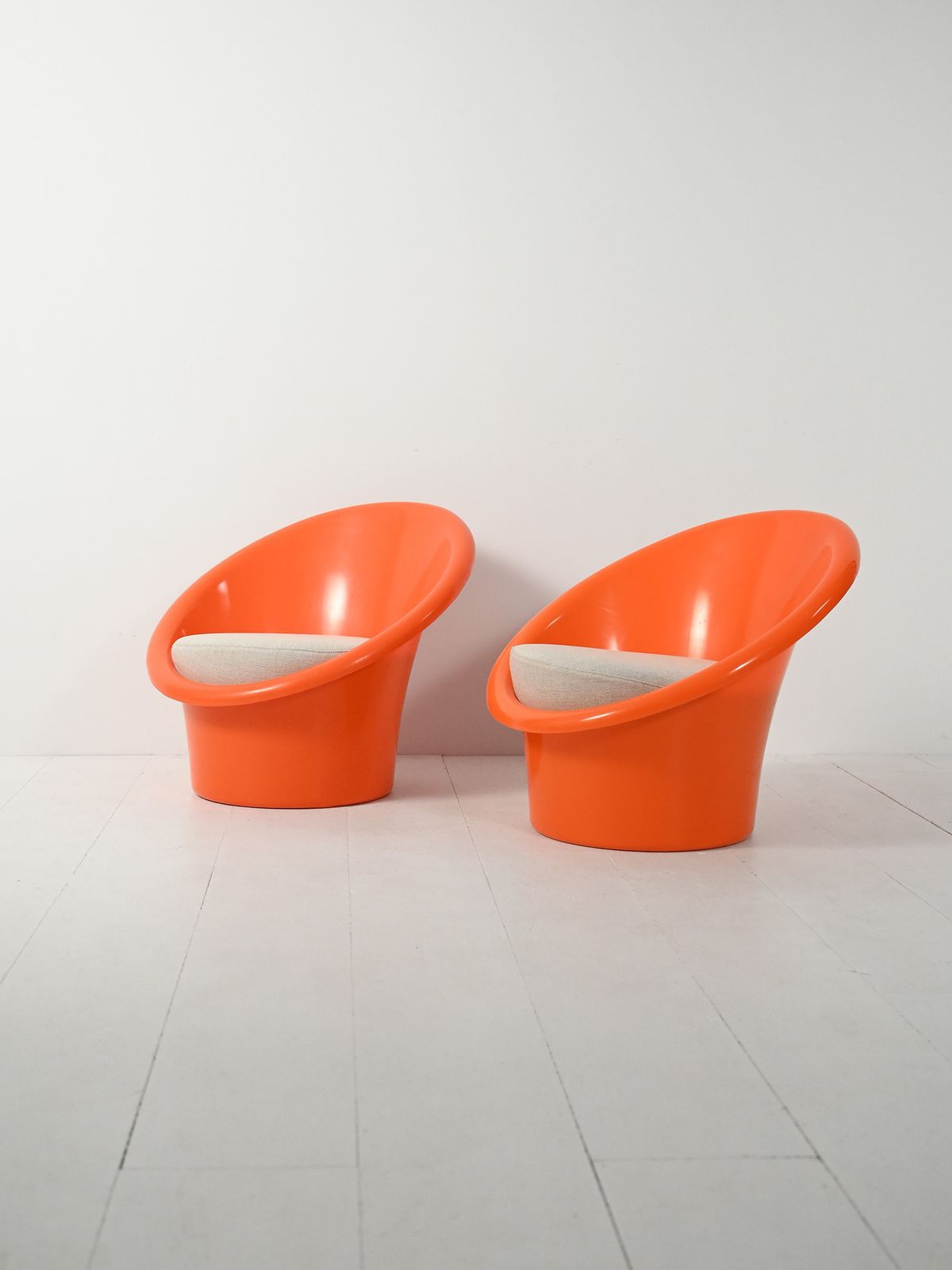 Pair Of “Skopa” Armchairs By Ikea, 1974 photo for sale