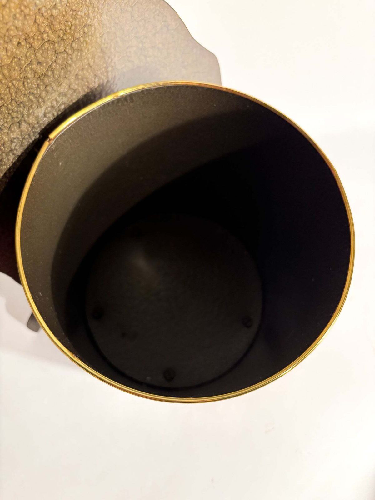 1677.0 Piero Fornasetti's "Micione" Metal Basket, 1970s photo