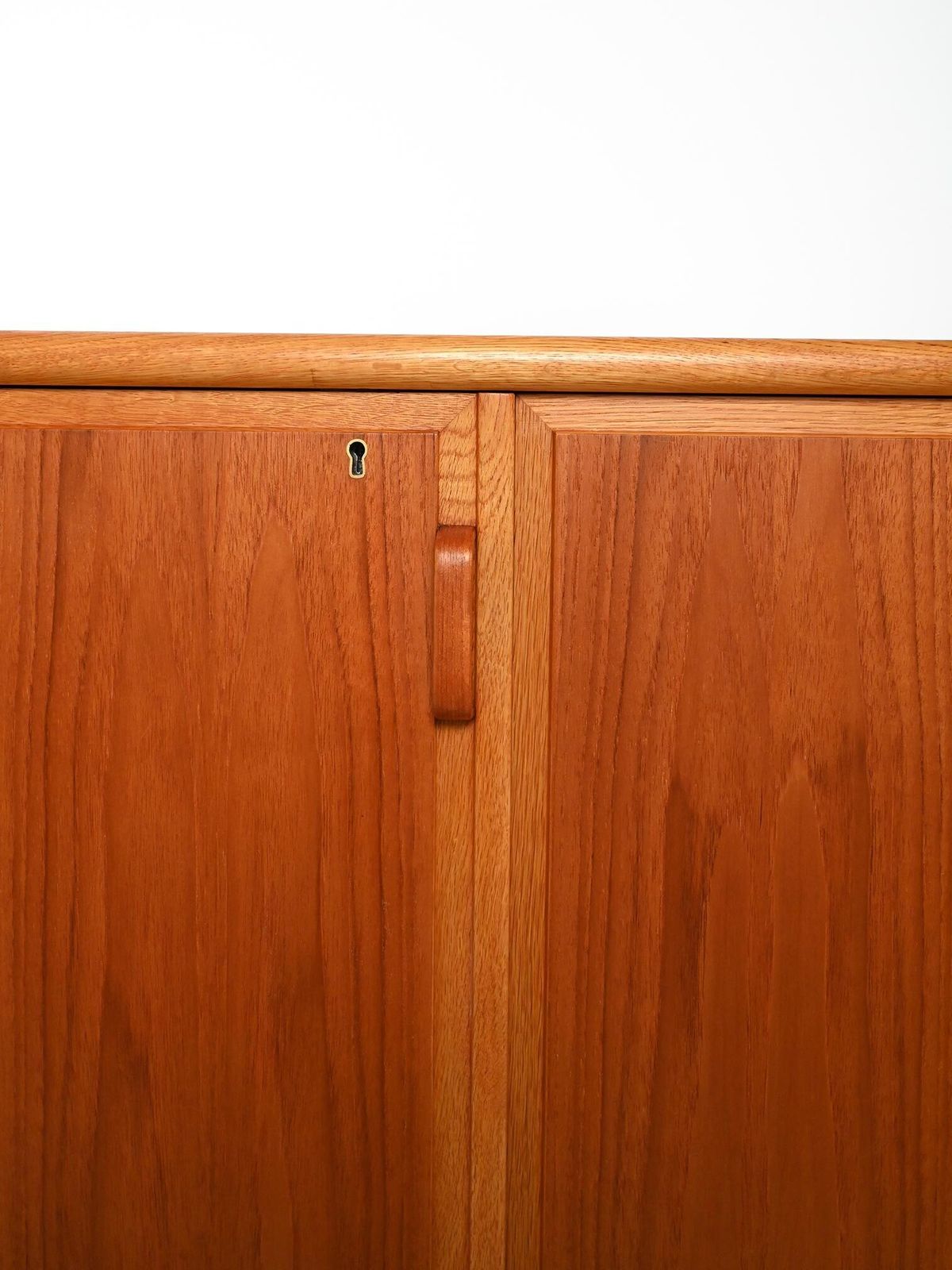 Scandinavian Highboard From The 50s/60s In Oak And Teak With Three Doors photo buy