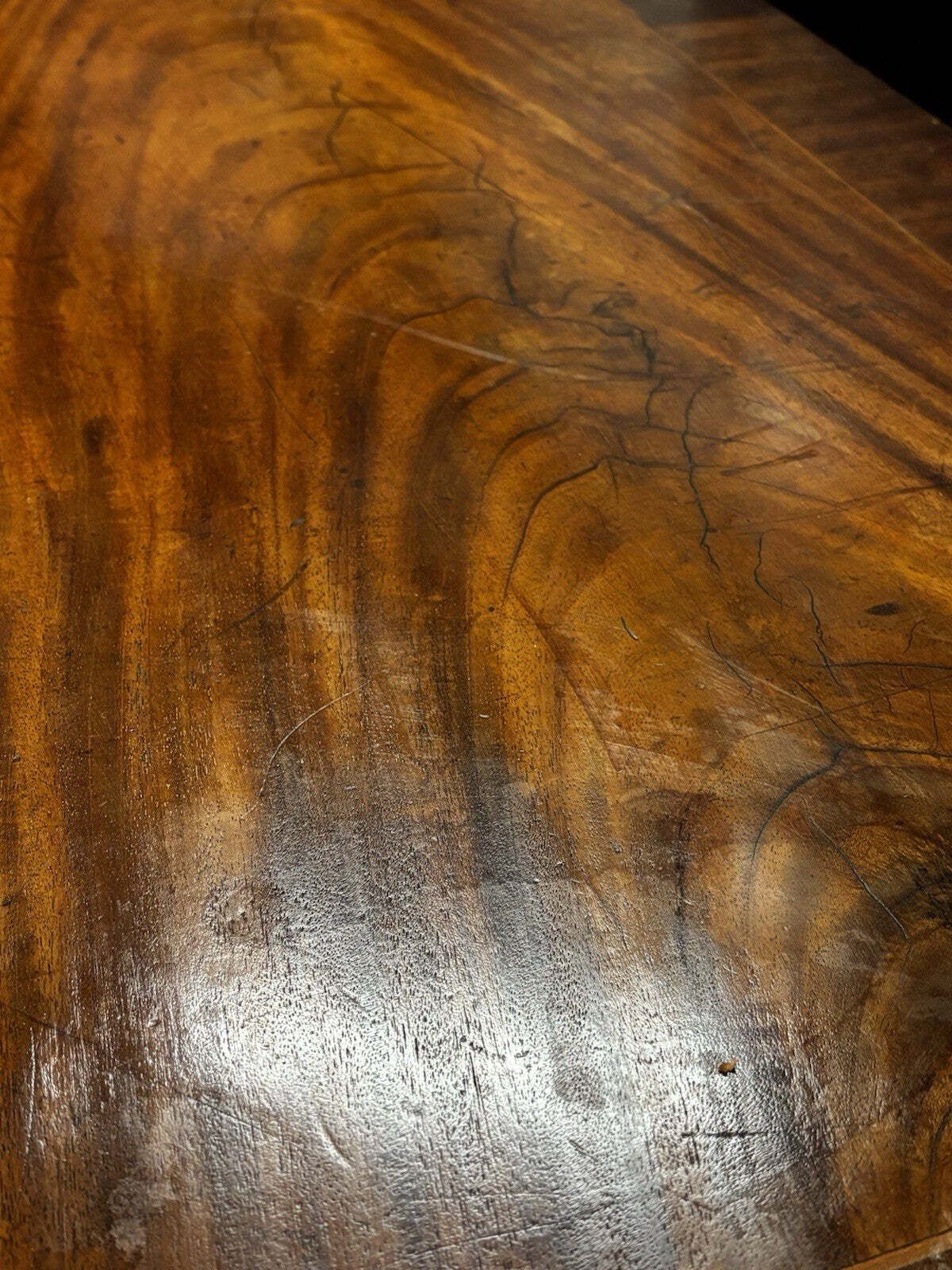 photo buy Georgian Walnut & Mahogany Chest Of Drawers.