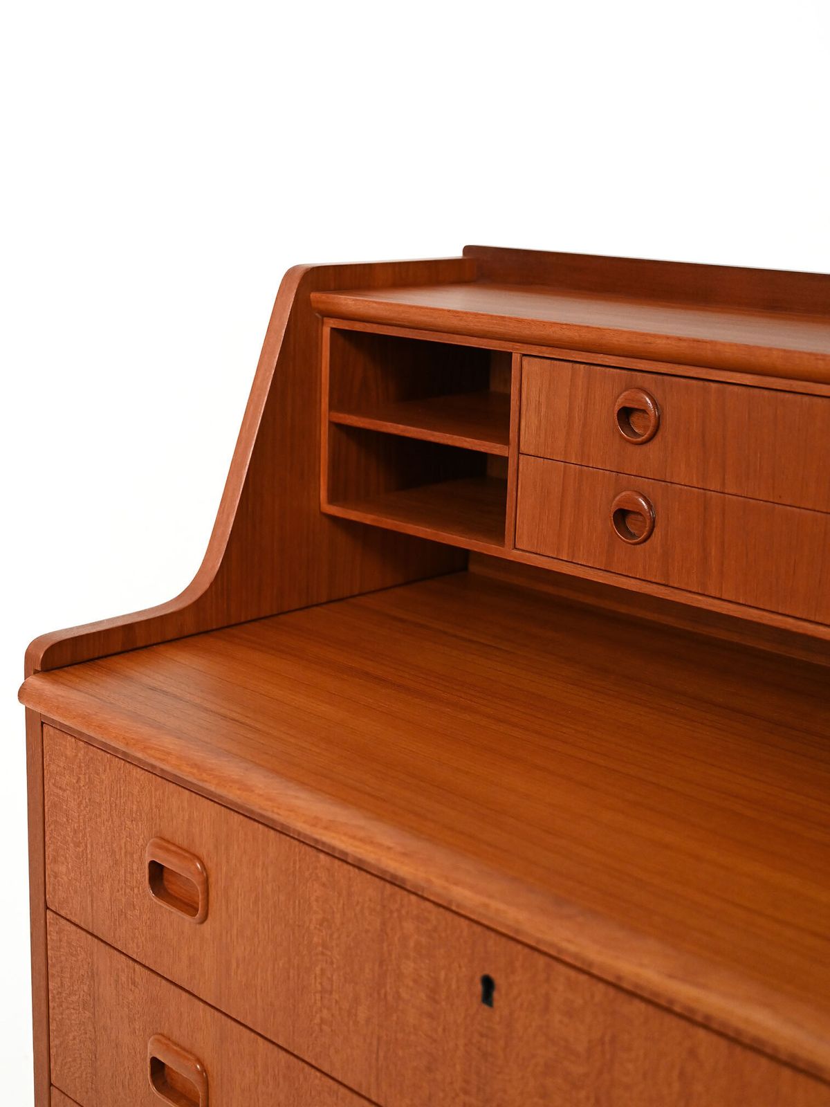 Scandinavian Secretary From The 1960s With A Pull Out Top photo vintage