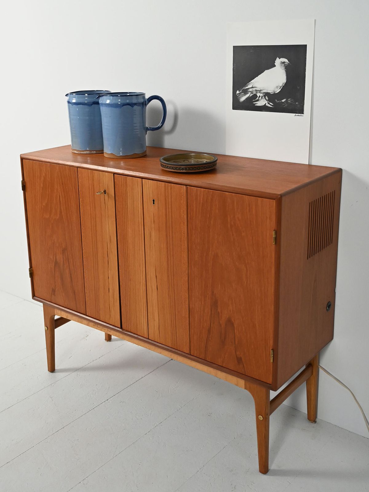 Scandinavian Teak Bar Cabinet From The 1950s photo furniture