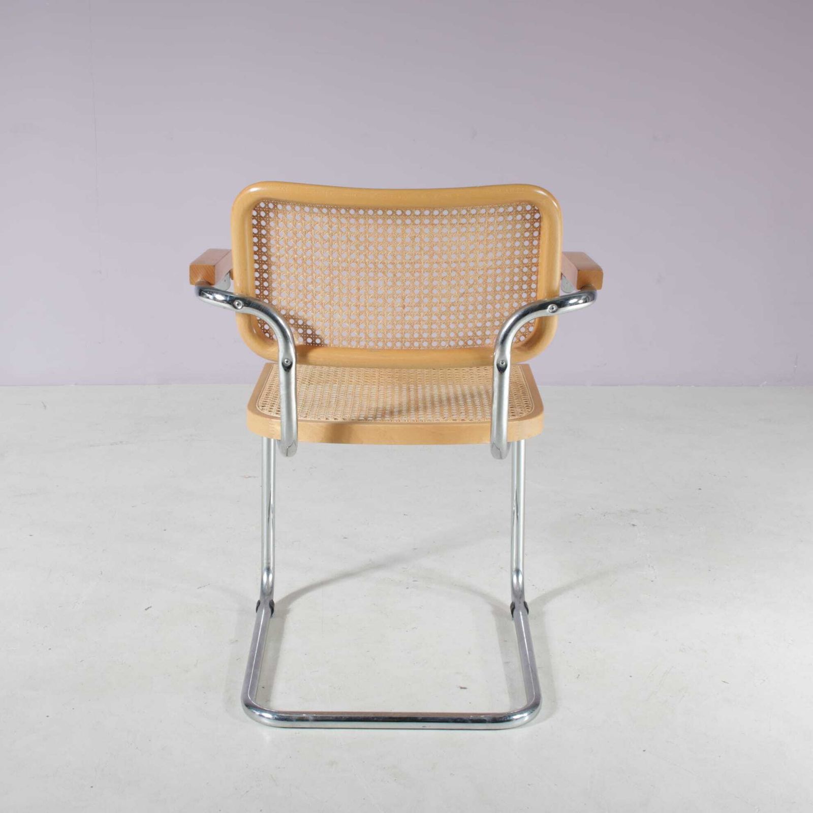 1970s “Cesca” Chair With Amrests From Italy photo vintage