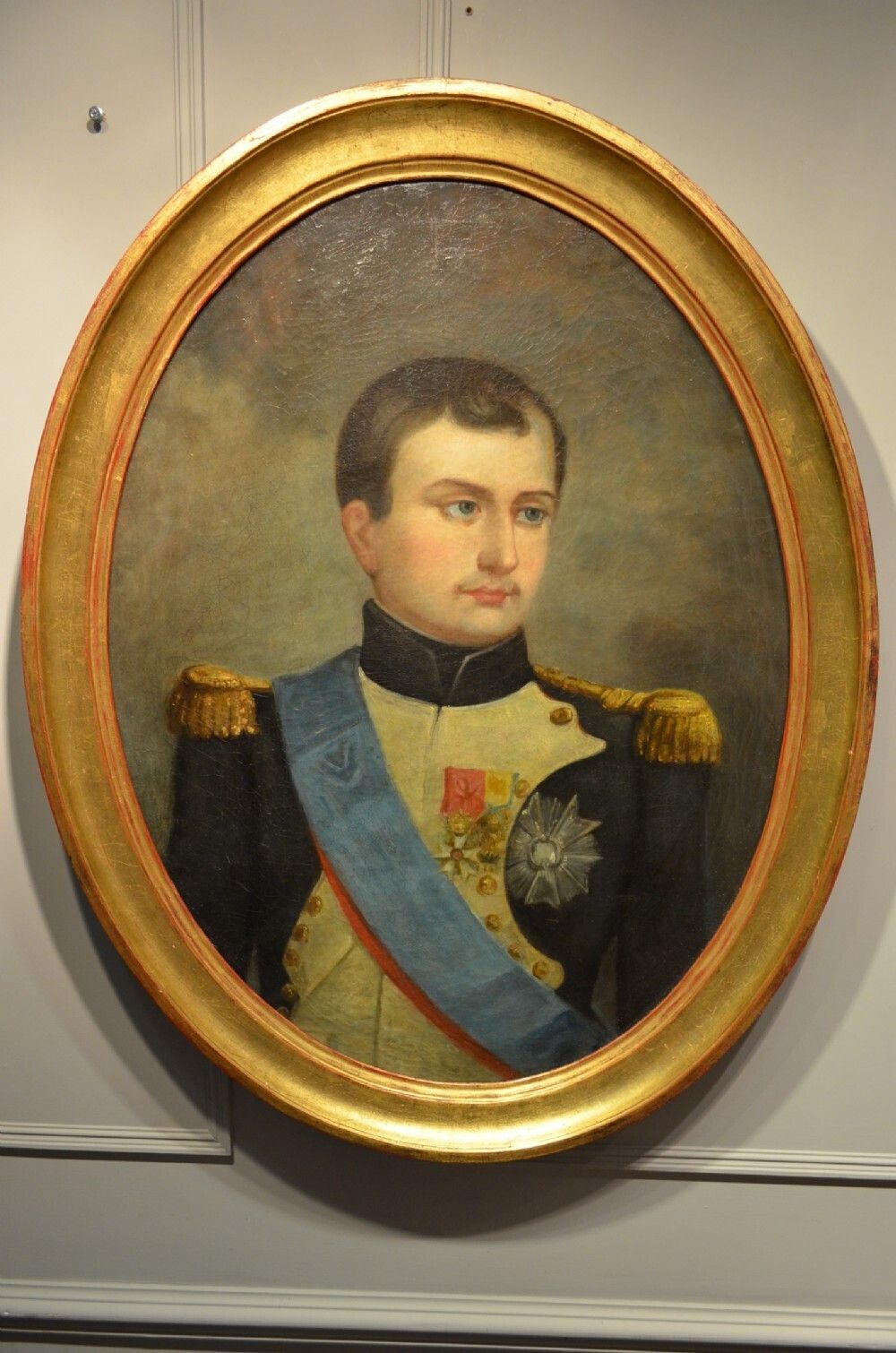 Rare Early Portrait Of Napoleon By Stephanus Chiantor Dated 1803 photo furniture