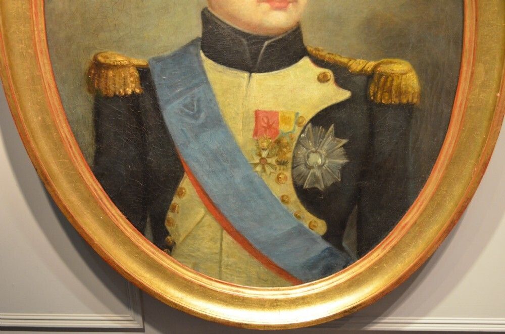 Rare Early Portrait Of Napoleon By Stephanus Chiantor Dated 1803 photo Art