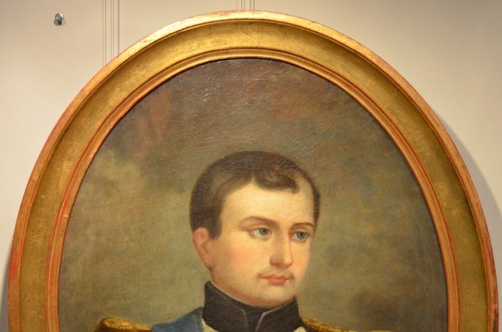 Rare Early Portrait Of Napoleon By Stephanus Chiantor Dated 1803 photo buy