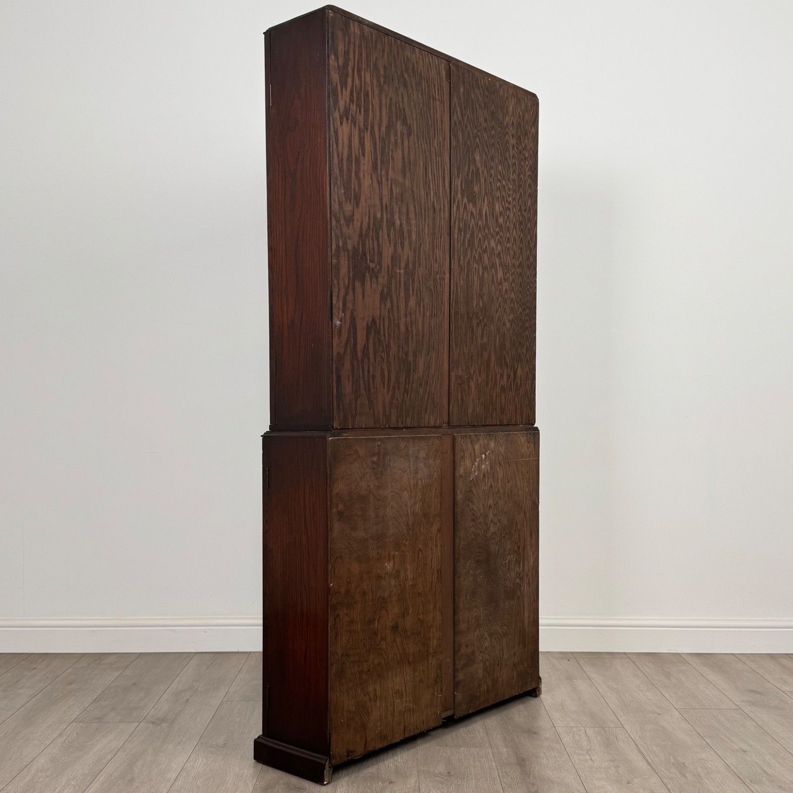 Antique 20th Century Good Quality Display Cabinet In Oak photo 685.0