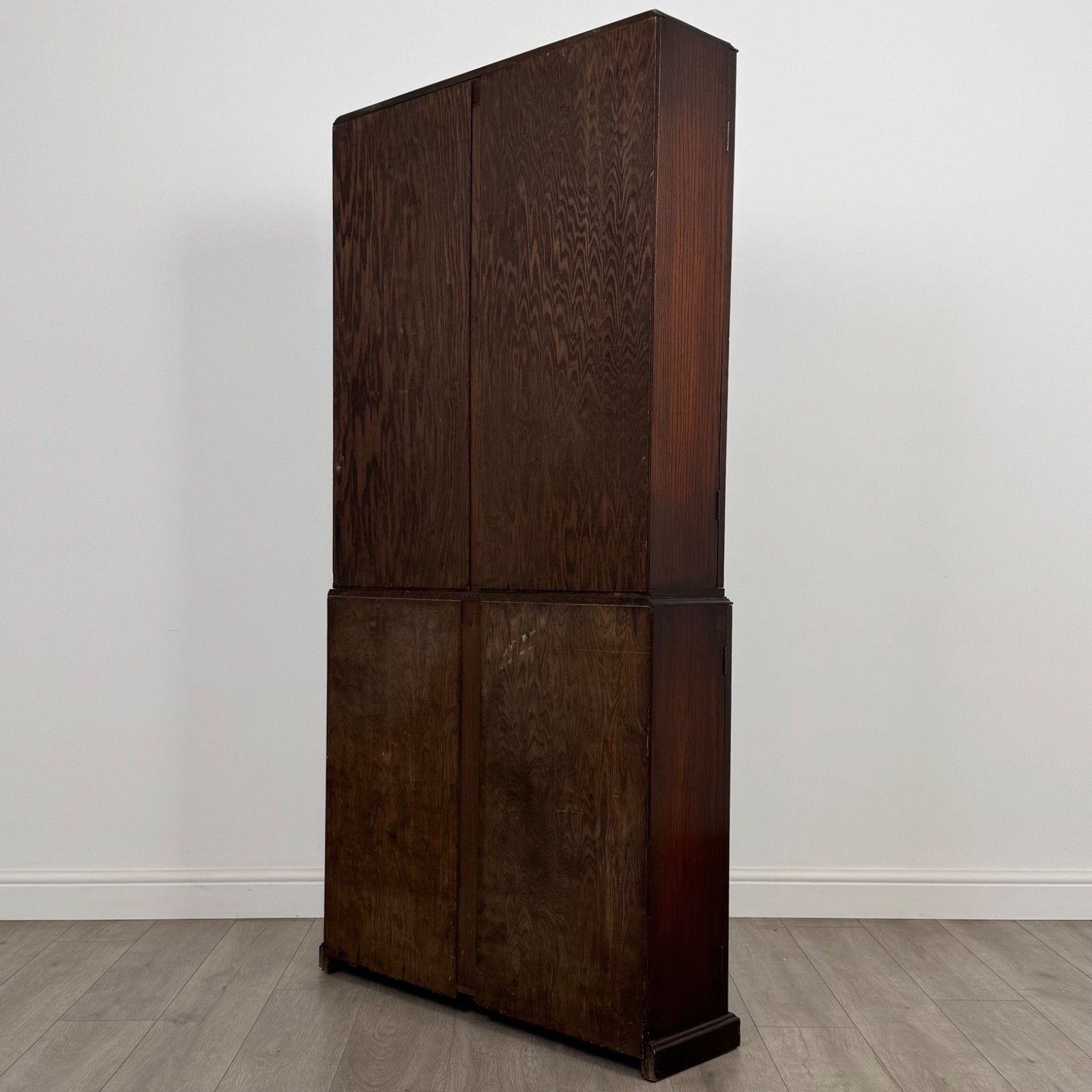 Antique 20th Century Good Quality Display Cabinet In Oak photo buy