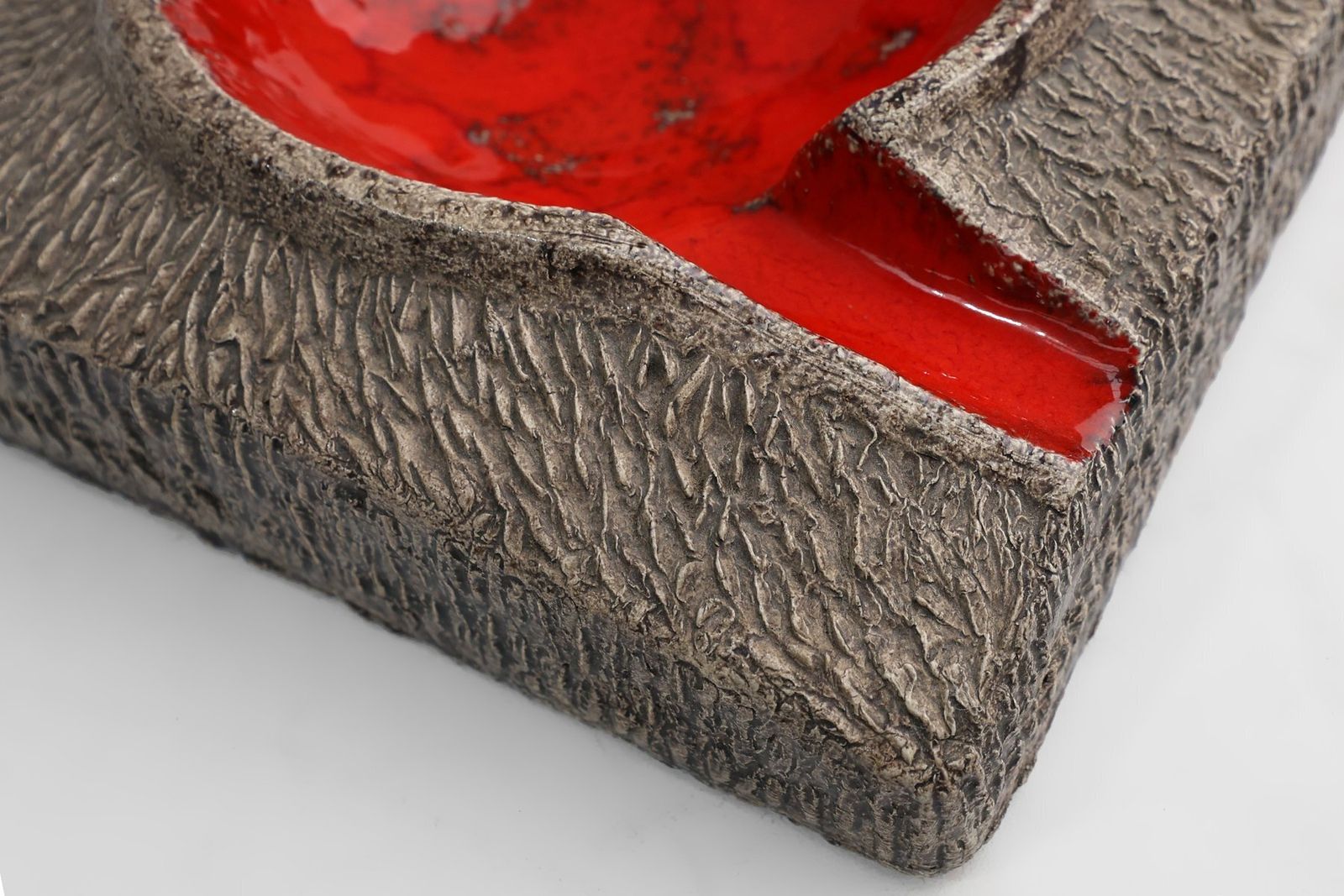 Mid Century Ceramic Ashtray From Jan Van Erp, The Netherlands, 1970s photo vintage