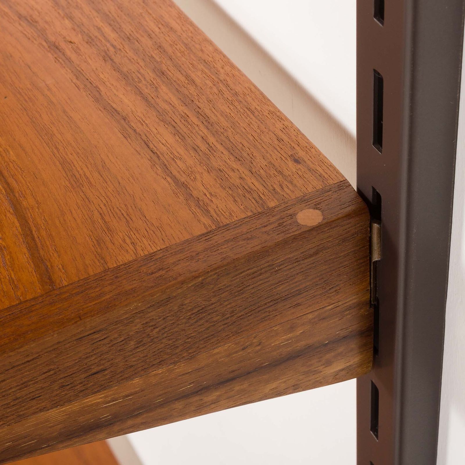Kai Kristiansen Minimalist Shelving Unit With A Desk, Fm Mobler, 1960s photo vinterior