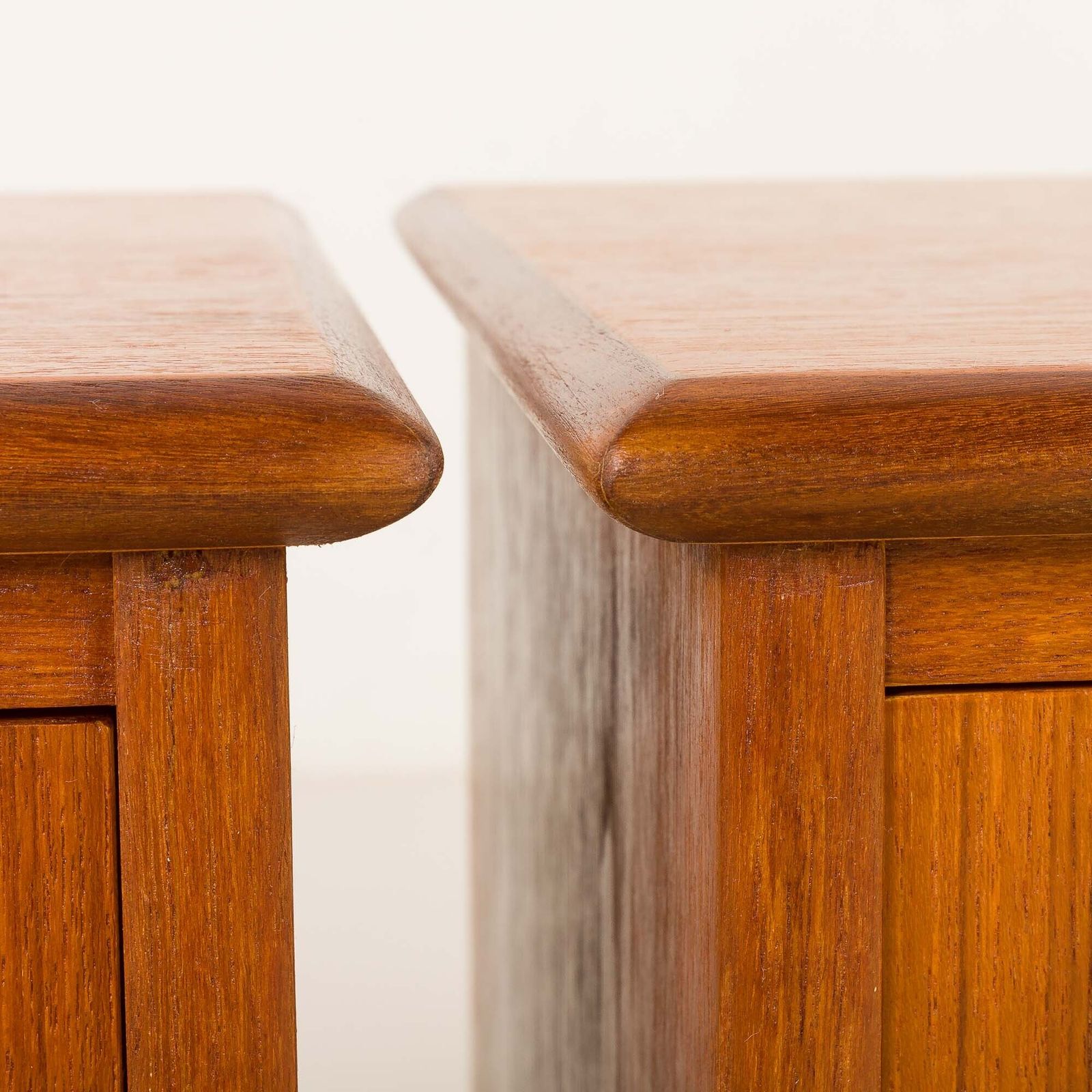 photo furniture Danish Mid Century Teak Night Stands, Bedside Tables, Set Of 2, 1950s