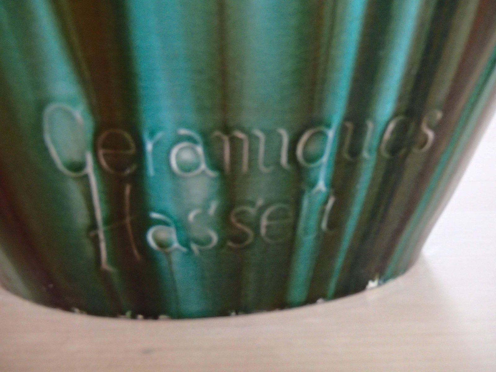 Art Nouveau Huge Ceramic Advertising Vase Pastille Poncelet photo vinterior
