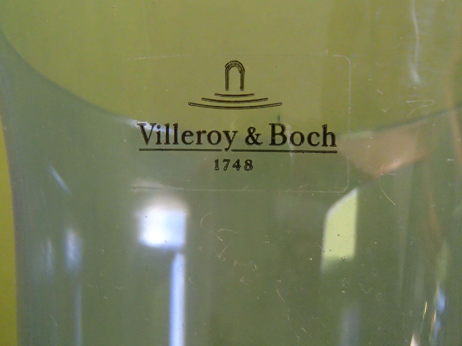 Pair Candlelight Holder Cobalt Blue Glass And Brass By Villeroy & Boch photo 758.0