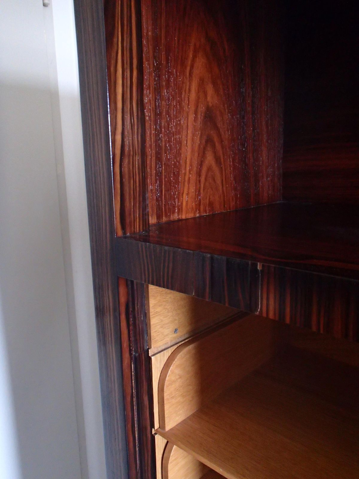 Art Deco Cabinet With 27 Big And 4 Small Drawers Oak With Ebene De Macassar photo Furniture