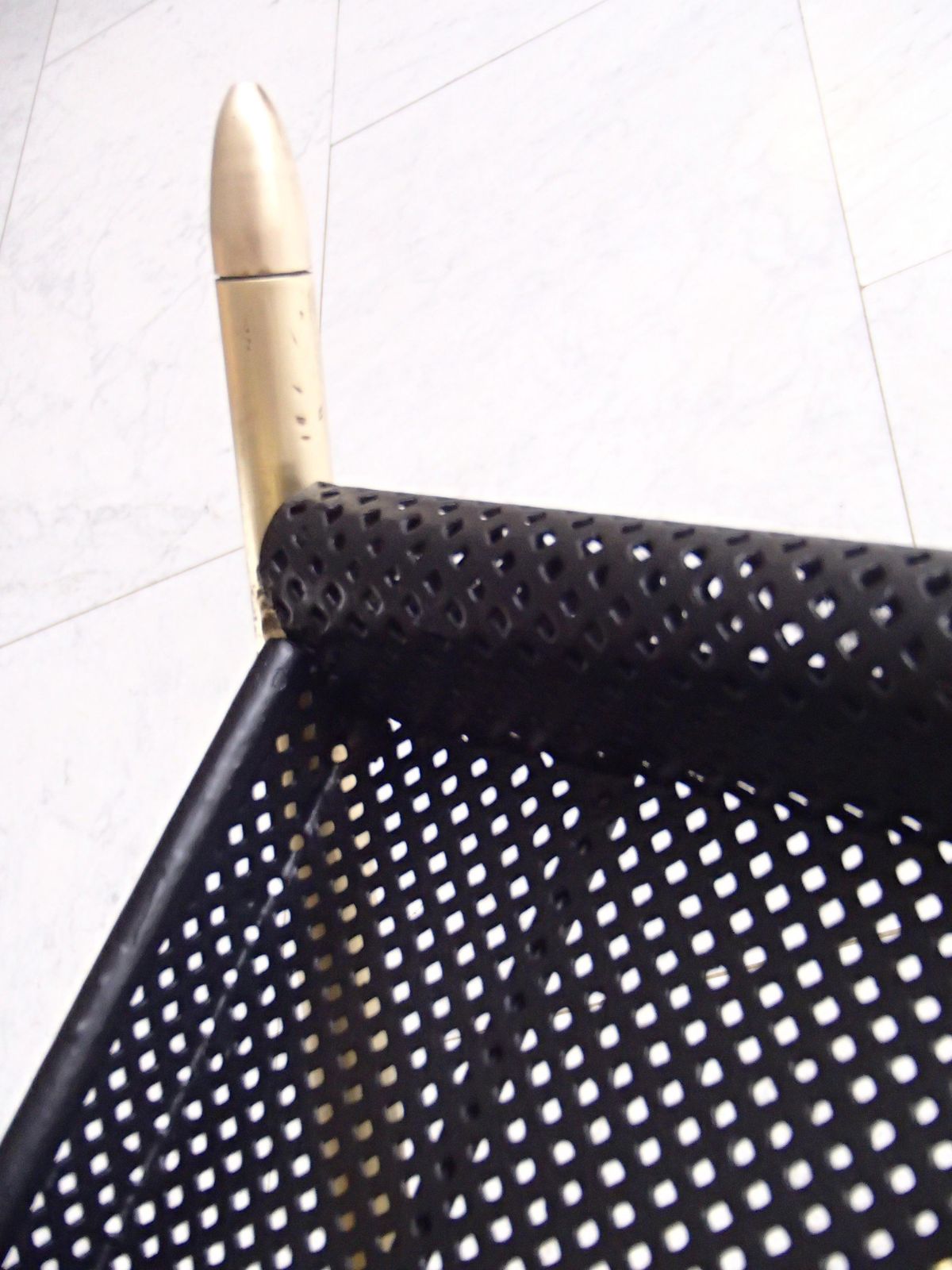 Mid Century Modern Bar Cart In The Style Of Mathieu Matégot photo vintage