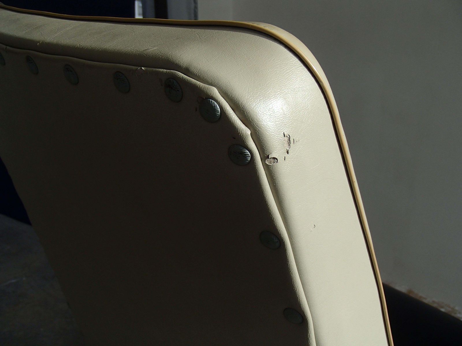 Midcentury Mauser Armchair With Original Leatherette Grey And Black photo buy