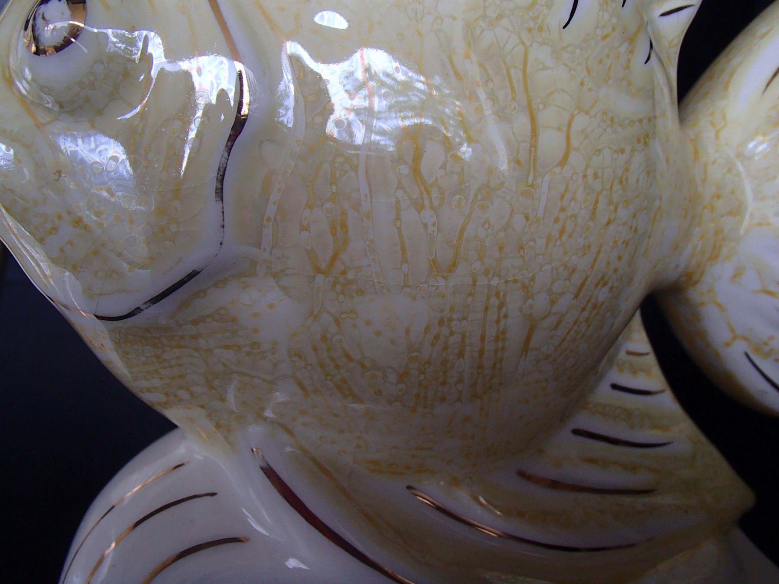 1950s Pair Of Porcelaine Fishes As Bookend Or Deco photo 394.0