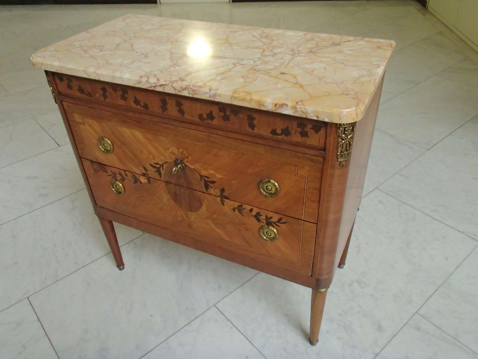 19th Century Chest Of Drawers Louis XVI Style By Mercier Freres, Paris photo for sale