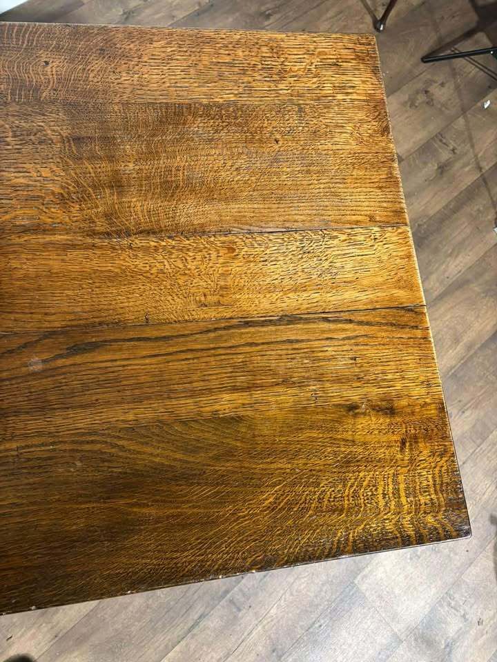 photo for sale Antique Oak Refectory Table