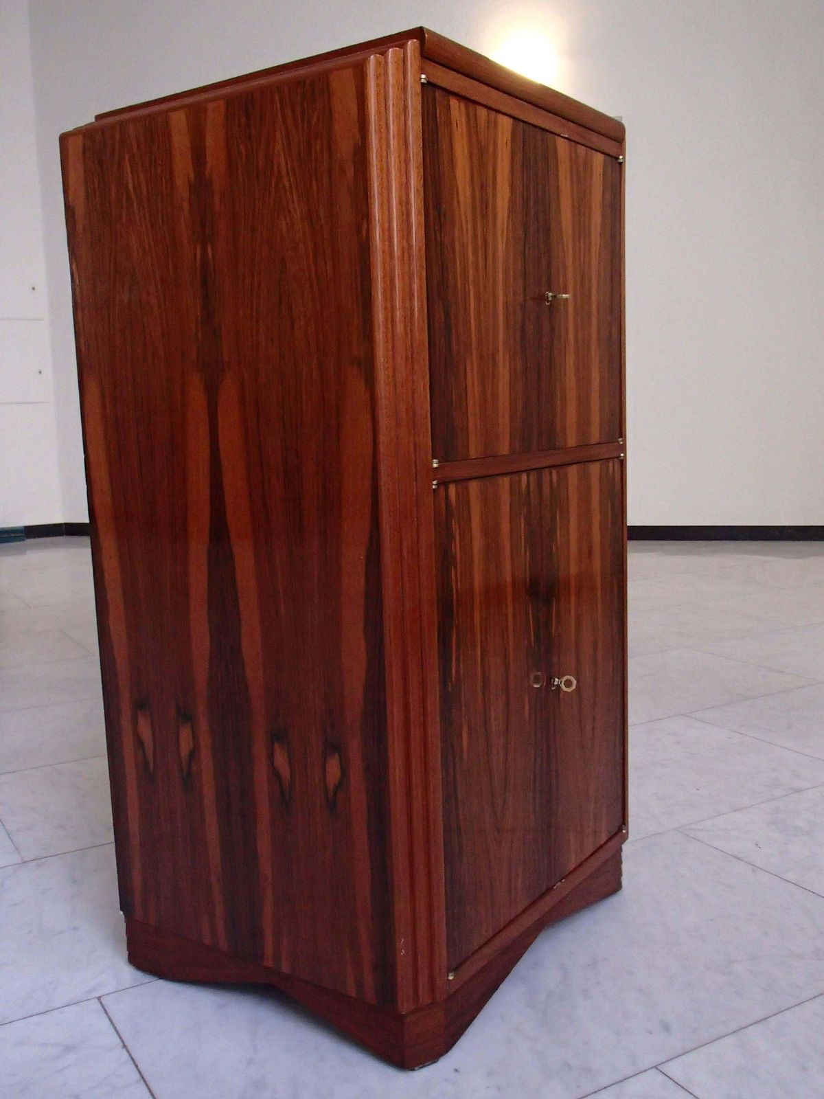Art Deco Drink Cabinet Bar Ebene De Macassar Full Mahogonie photo furniture