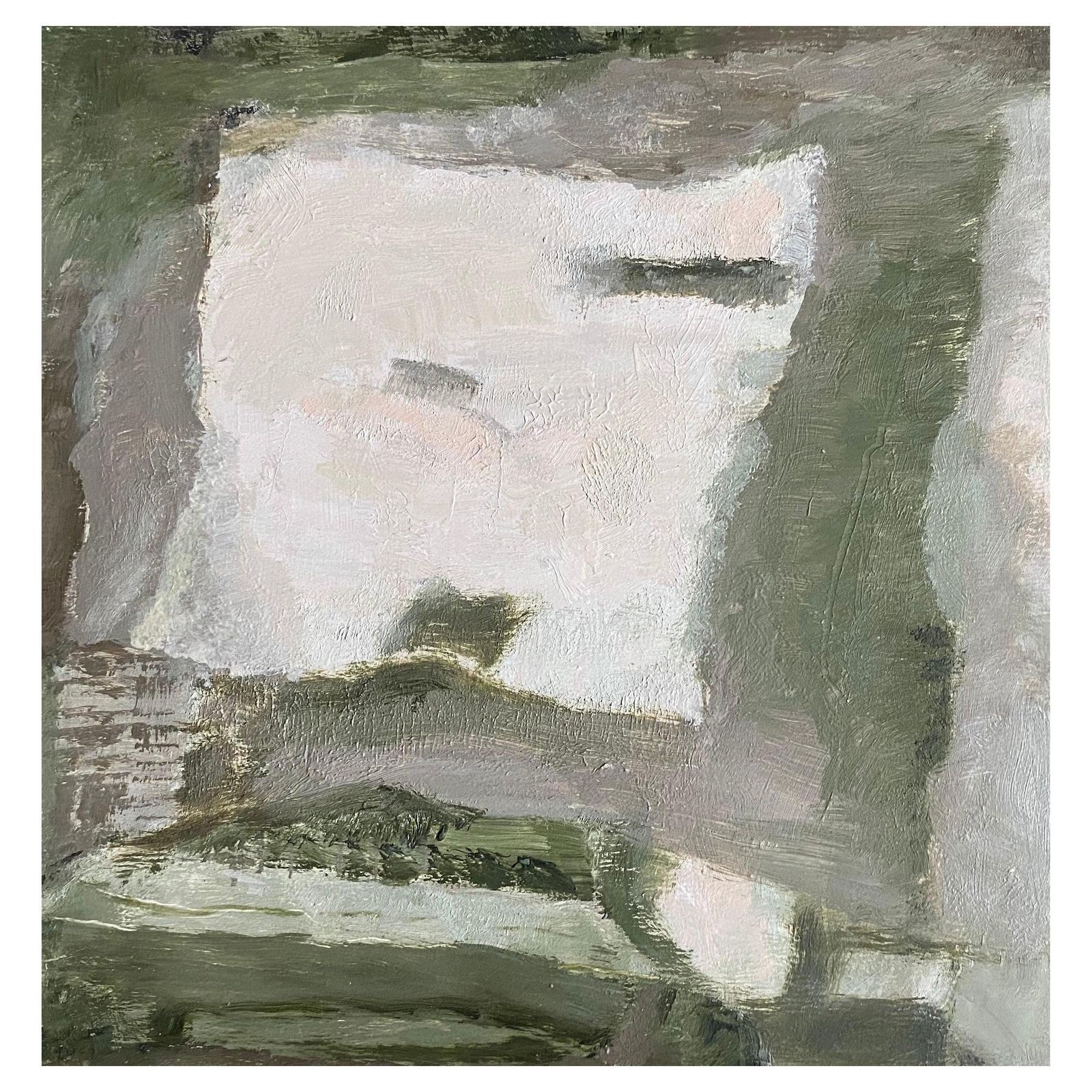Unknown Yvette Dubois Habasque French Cubist Abstract Painting Circa 2000s