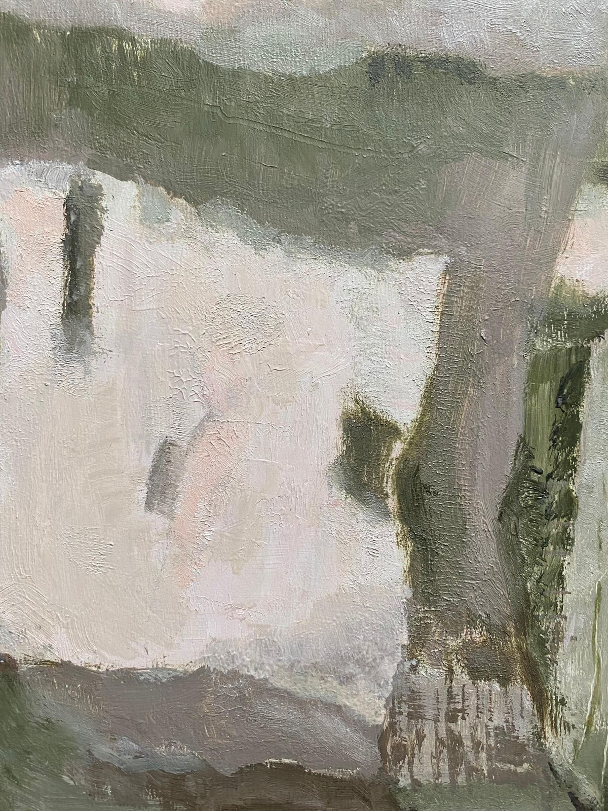 Unknown Yvette Dubois Habasque French Cubist Abstract Painting Circa 2000s photo furniture