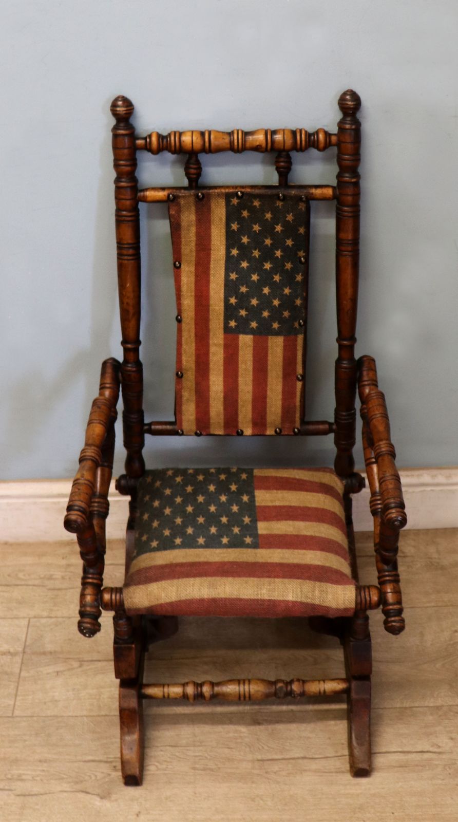 An Absolutely Lovely, Charming Late 19th Century American Child’s Rocking Chair. photo furniture