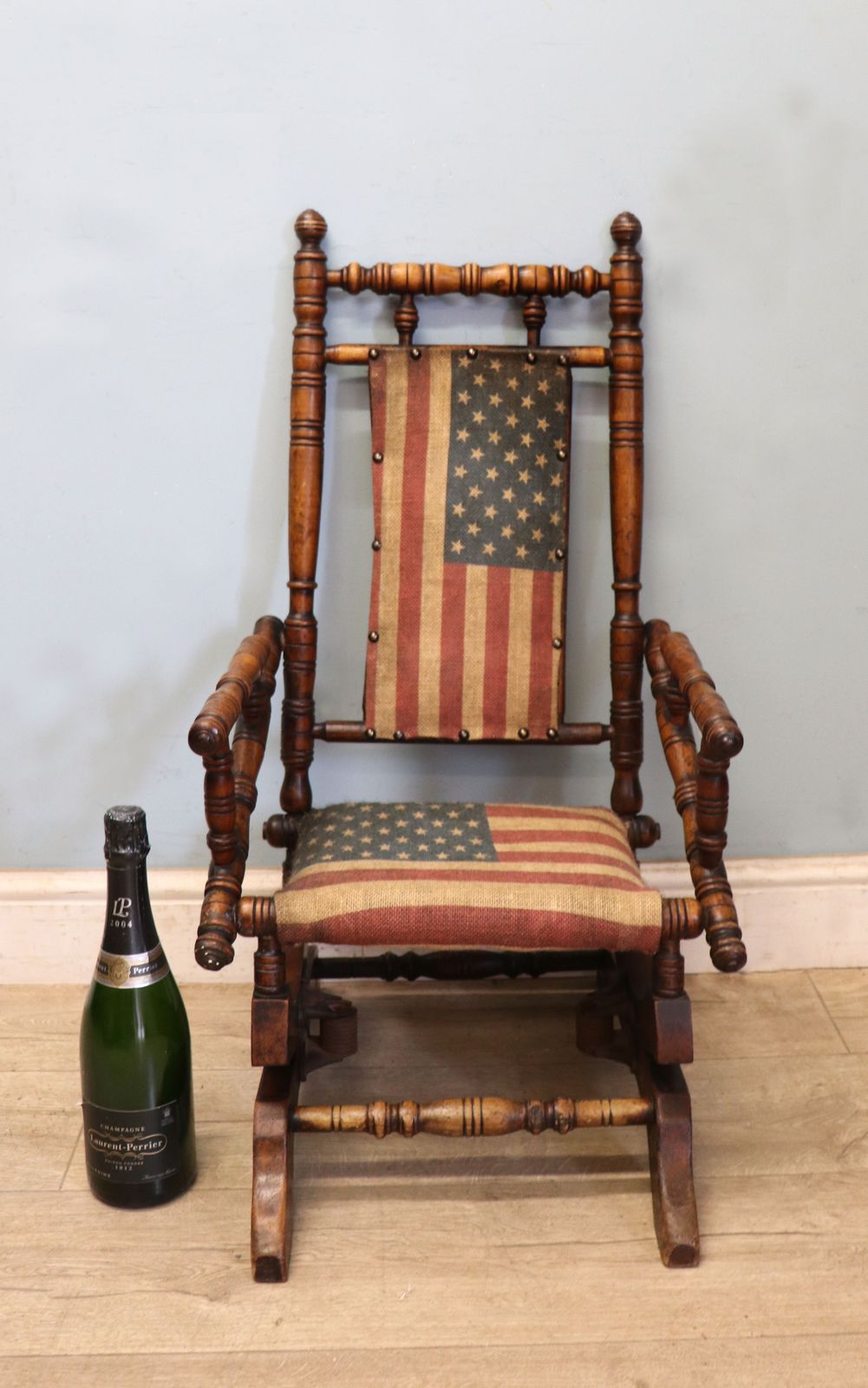 An Absolutely Lovely, Charming Late 19th Century American Child’s Rocking Chair. photo Furniture